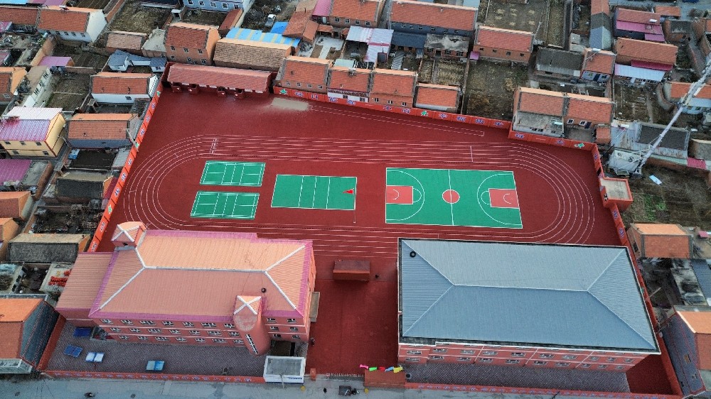 承德透气型塑胶跑道新国标已竣工